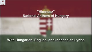 Himnusz  National Anthem of Hungary With Lyrics [upl. by Fielding]