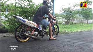 KING OF BEBEK 116CC TUNE UPSUARA GANAS TAK KALAH SAMA RX KING [upl. by Akinehs]