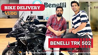 Benelli TRK 502 Delivery Day My New Adventure Bike 2024 [upl. by Ause817]