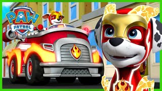 Ultimate Rescue Marshall stops an underground fire and more  PAW Patrol  Cartoons for Kids [upl. by Huff]