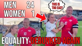 US Women’s Soccer Team Gets DESTROYED By Retired Men To Prove Equality  SheQuality [upl. by Roger]