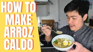 How to make Filipino Food  Arroz Caldo  CoweLL Chan [upl. by Bekaj334]