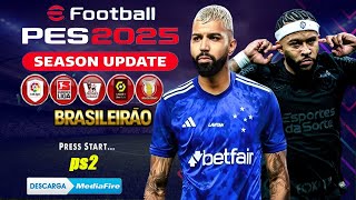 NOVO PES 2024 PS2 ISO DOWNLOAD 100 ATUALIZADO BOMBA PATCH RUMO ESTRELADO AETHERSX2 PCSX2 PSP OPL [upl. by Anead]