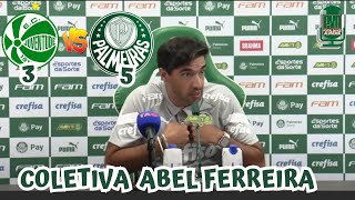 🔴AOVIVO COLETIVA ABEL FERREIRA JUVENTUDE 3 X 5 PALMEIRAS [upl. by Roehm]