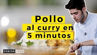 Cómo hacer pollo al curry con leche de coco [upl. by Marzi967]