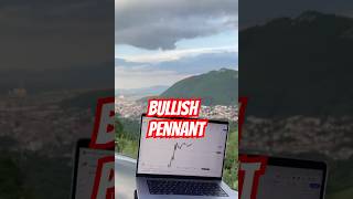 How Trading Works Bullish Pennant  Bullish Pennant trading tradingpatterns [upl. by Giacomo]