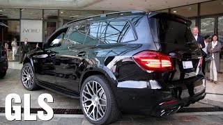 2017 Mercedes GLS Brabus sound in Monaco [upl. by Ruyle]