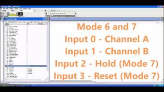 Allen Bradley Micrologix Encoder High Speed Counter configuration [upl. by Eustasius405]