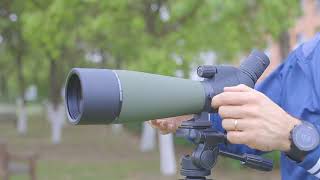 Gosky 20 60x80 Porro Prism Spotting Scope Capturing and Sharing  gosky spotting scope review [upl. by Stringer]