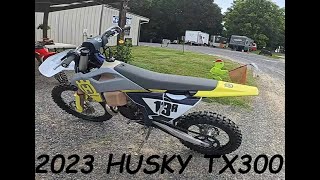 FIRST TEST OF THE NEW TO US HUSKY TX300 [upl. by Nonnerb]