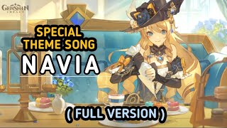 FULL Special Theme Song Navia  Web Event OST Genshin Impact 43 [upl. by Animlehliw]