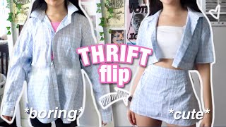 THRIFT FLIP turning UGLY mens clothes into TRENDY clothes [upl. by Ezana775]