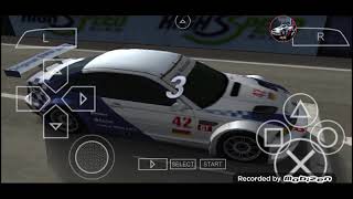 BMW E46 M3 GTRGran Turismo PSP Gameplay probando mi auto en modo dificl [upl. by Noak609]