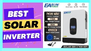 EASUN POWER 7000W Solar Hybrid Inverter Charger 48V 6200VA Battery Pure Sine [upl. by Dnalsor]