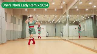 Cheri Cheri Lady Remix 2024 Linedance Beginner  쉐리 쉐리 레이디 리믹스 2024 [upl. by Leina]