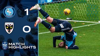 HIGHLIGHTS  Wycombe 10 AFC Wimbledon [upl. by Gernhard]