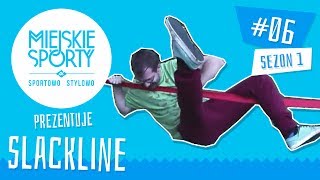 Sklep MiejskieSportypl prezentuje Slackline tutorial pierwsze kroki [upl. by Selig]