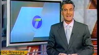 Noticiarios chilenos de la noche Mayo de 2003  Chile Campeón Mundial de Tenis [upl. by Thesda]