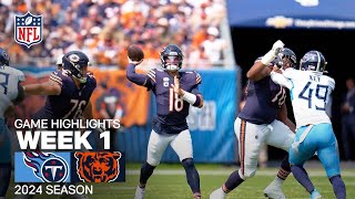 Tennessee Titans vs Chicago Bears  NFL 2024 Week 1 Game Highlights [upl. by Eseenaj]