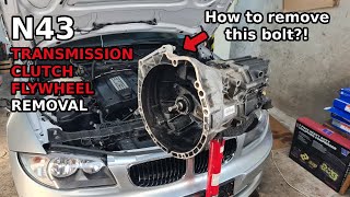 N43 Transmission Clutch amp Flywheel Removal  PART 5 [upl. by Nerdna]