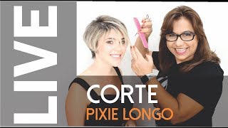 AO VIVO  Corte PIXIE LONGO PARA MULHERES PODEROSAS [upl. by Norted]