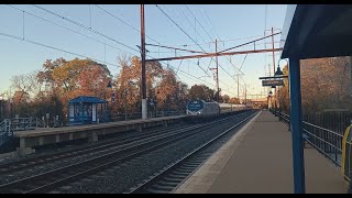 Amtrak Crescent Train 19 passing by Odenton Station [upl. by Yole709]