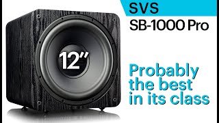 SVS SB1000 Pro Affordable 12quot subwoofer Probably the best in its class [upl. by Llednyl800]