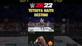 TETSUYA NAITO  DESTINO SOMERSAULT REVERSE DDT  WWE 2K22 [upl. by Nuahsyd976]