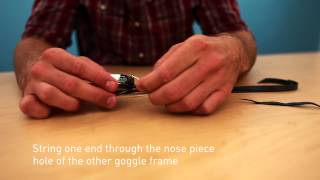 How to assemble FINIS Dart Goggles [upl. by Lewej]