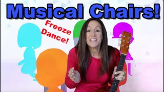 Musical Chairs Song for Children Official Video by Patty Shukla  Freeze Dance [upl. by Crandale]