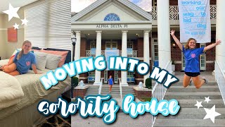 Moving into My Sorority House  Alpha Delta Pi at the University of Tennessee Knoxville [upl. by Naloc]