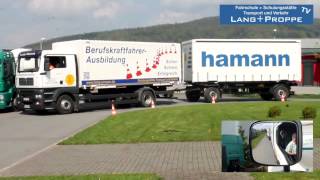 Rangieren mit einem Hängerzug STV Schulungsstätte Transport und Verkehr Lang  Proppe TV [upl. by Karli]