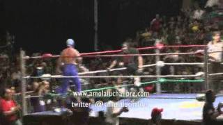 BLUE DEMON JR CASSANDRO LA PARK VS HIJO DEL PERRO AGUAYO DAMIAN 666 HALLOWEEN [upl. by Roehm]