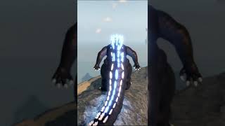 Heisei Godzilla Roar and Skill  Roblox Kaiju Universe Shorts [upl. by Proud]