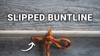 How to Tie a Slipped Buntline Hitch Quick amp Secure [upl. by Barbie538]