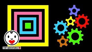 Baby Sensory  Shapes amp Patterns with sound effects  Infant Visual Stimulation baby calming video [upl. by Swamy538]