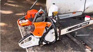 Stihl ms362 vs Husqvarna 562 Very Interesting [upl. by Kanter448]