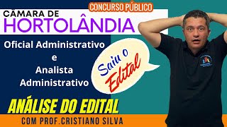 Edital Publicado Concurso Câmara de Hortolândia  Oficial Administrativo e Analista Administrativo [upl. by Langan201]