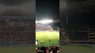 AQUECIMENTO PRÉ JOGO DO FLAMENGO Estádio Kléber Andrade futebol [upl. by Riamu]