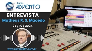 ÉTICA NO PROCESSO ELEITORAL  ENTREVISTA COM DR MATHEUS MACEDO [upl. by Vivle]