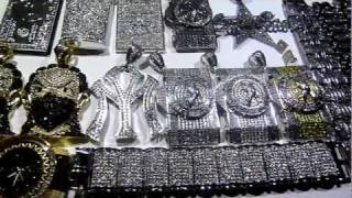 SOLD30 piece WHOLESALE DEAL RapperHipHop package for only 450 Resell LAB MADE JEWELRY [upl. by Sivraj]