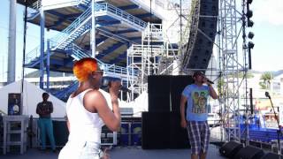 HAUNTED ONE FETE SOUNDCHECK  Machel Montano BTS  Soca 2014  MachelMontanoMusic [upl. by Yeclehc]