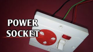 How to do Power plug wiring connection in Urdu amp Hindi [upl. by Esidnak]