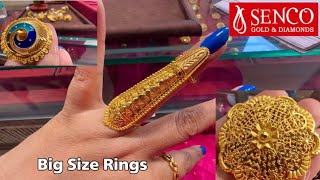 2024 Senco Gold amp Diamond Gold Bridal Ring DesignsCocktail Finger RingUmbrella Ring DesignsDeeya [upl. by Decamp423]