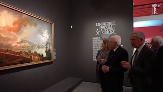 Il Presidente Mattarella inaugura la mostra “Napoli Ottocento” [upl. by Anelagna]