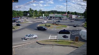 Sharx Security Demo Live Cam rotary traffic circle Derry NH USA [upl. by Knighton12]