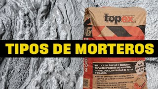 Qué tipo de Mortero necesita I Lo Mejor [upl. by Otrebcire]