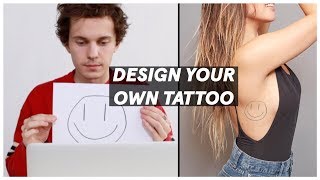 How To Design Your Own inkbox Tattoo  Webcam [upl. by Lupien]