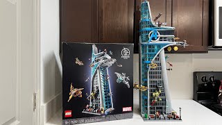 LEGO Marvel Avengers Tower 76269 Review [upl. by Auqenat]