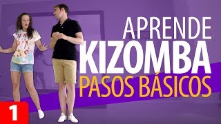 APRENDER A BAILAR KIZOMBA PASOS BÁSICOS – Kizomba para Principiantes 1 [upl. by Plume]